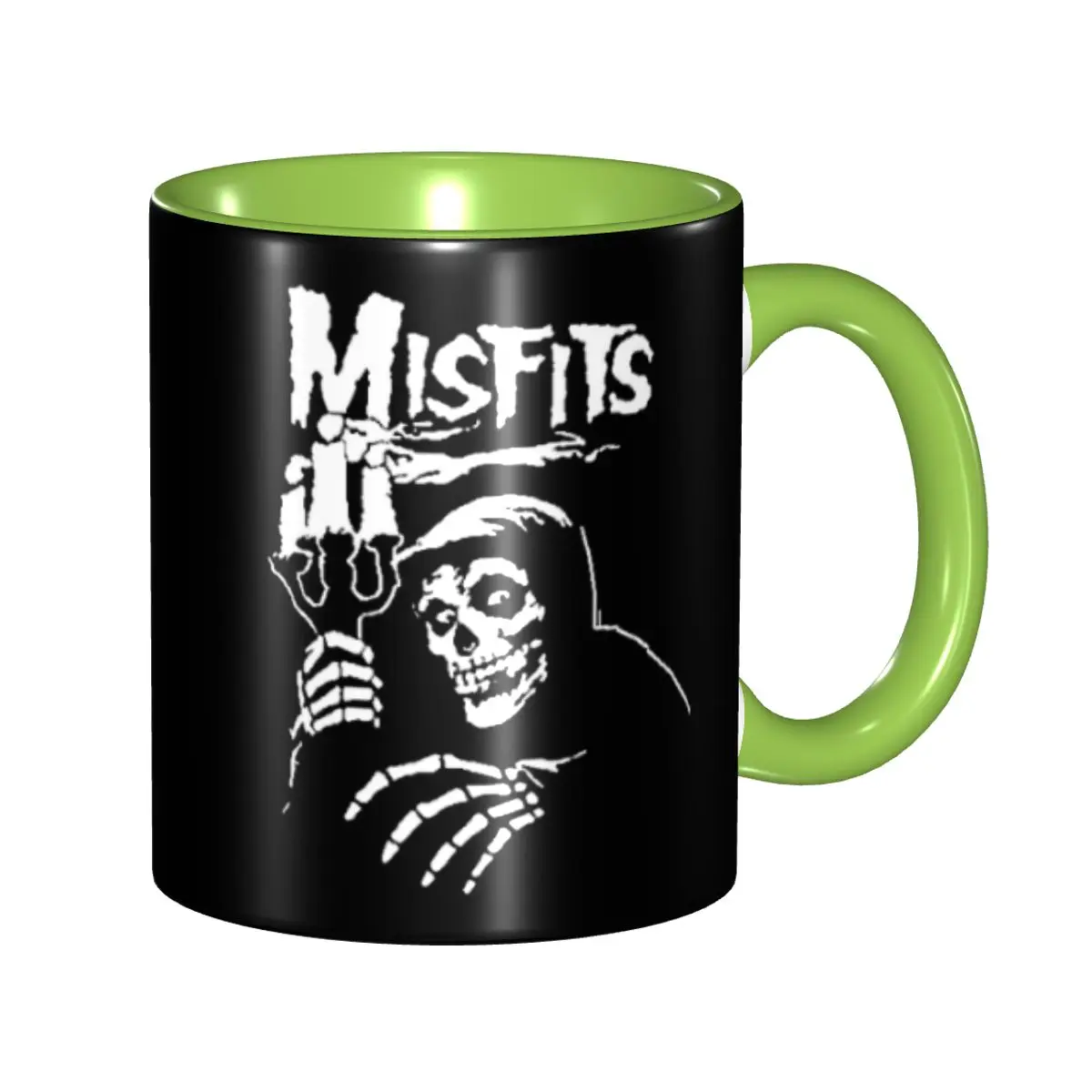 DIY Horror Punk Rock Band Misfits tazas de cerámica taza de café personalizada regalo creativo