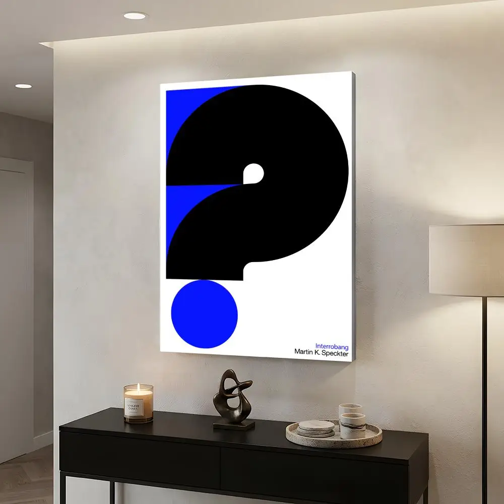 

Daan Rietbergen Interrobang Poster Wall Art Mural Photo Print Decorative Poster Sticker for Living Room Home Decor
