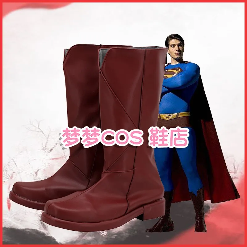 أحذية كلارك كينت التأثيرية للرجال أحذية خارقة للهالوين أحذية حمراء أنيمي