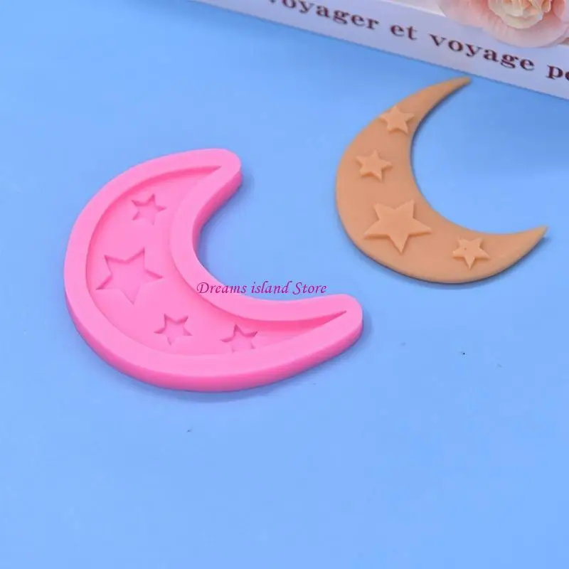 Moldes pastel luna/nube material silicona en forma nube para amante hornear bricolaje HX6C
