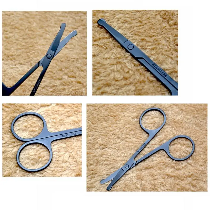 1 stücke Edelstahl Make-Up Schere Kleine Nase Haar Scissor Augenbraue Wimpern Epilierer Gesicht Haar Entfernung Werkzeuge