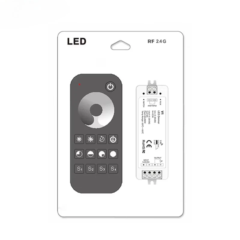 

Emitting Diode Controller for Light Emitting Diode Bar Light Smart 6 Zone 5v-24v 12v RF Remote Control Light