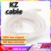 KZ Original HIFI Earphone Upgrade Cable Silver Plated Standard Gold-plated 0.75 PIN with Mic for KZ ZAX EDXPRO EDC ZNA ZSNPROX