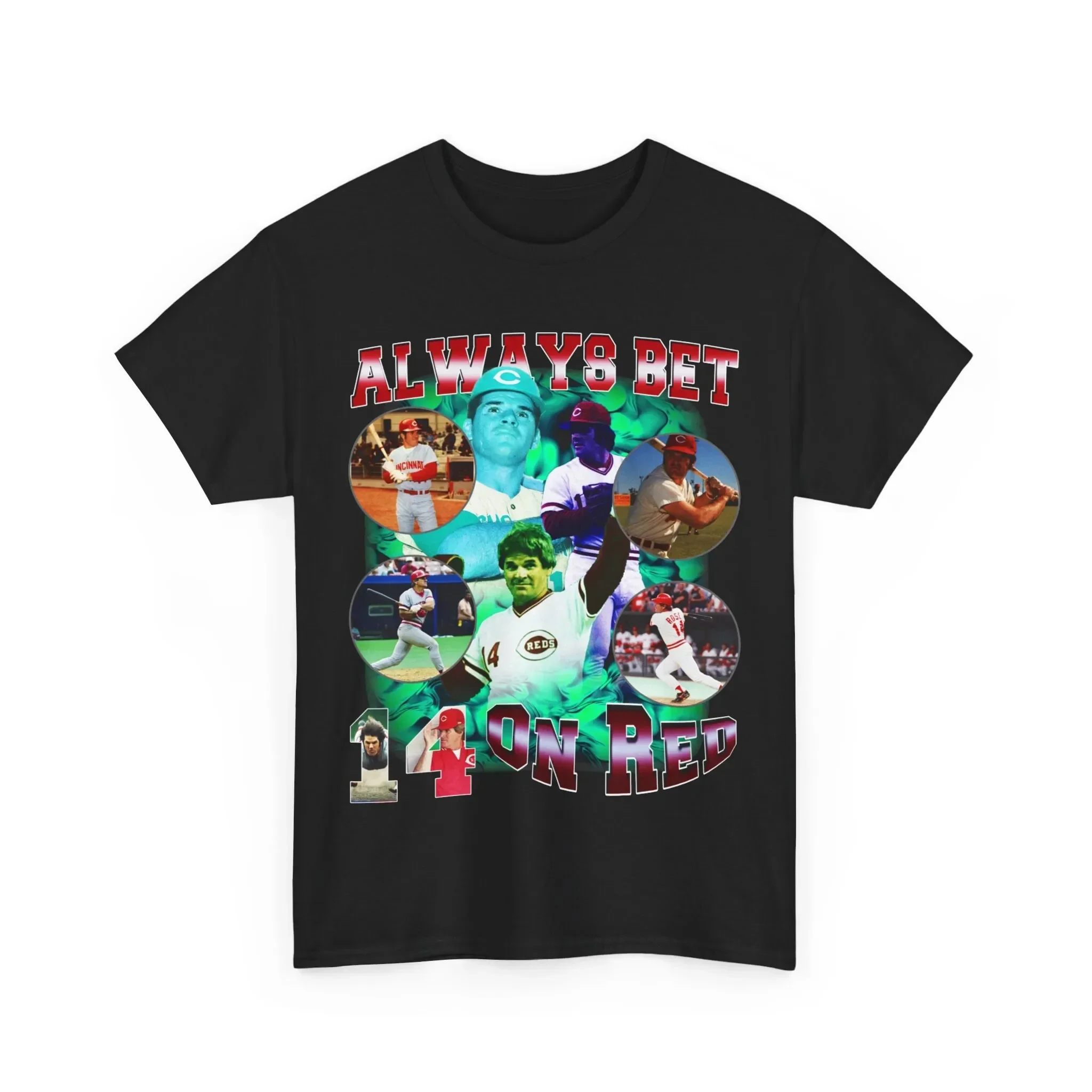 Always Bet On Red Pete Rose Vintage Rap Style T Shirt