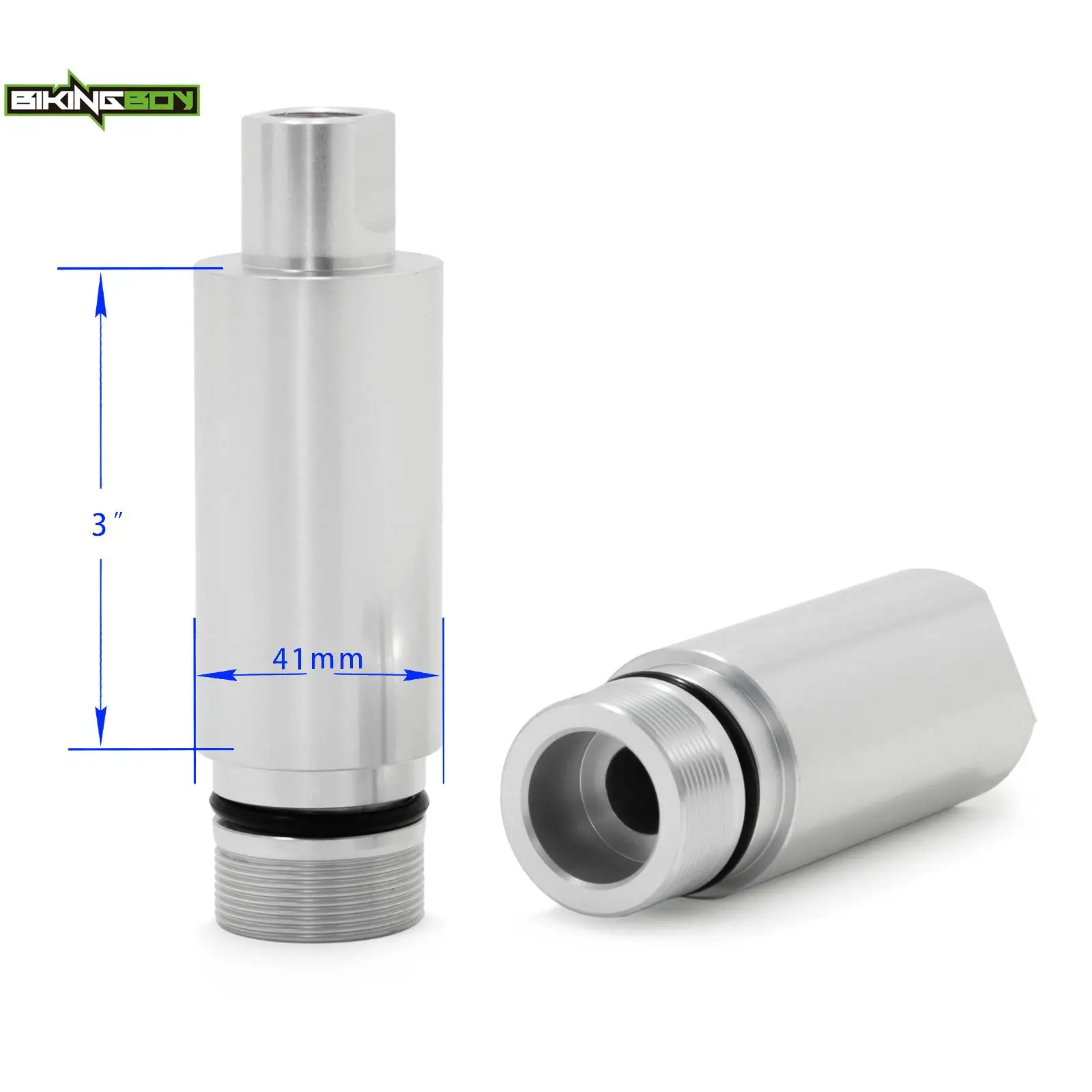 BIKINGBOY Fat Boy FLSTF 90-17 FLSTFB 10-16 Night Train FXSTB 99-09 00 Slim FLS 12-17 13 14 15 41mm Fork Tube 1" 2" 3" Extension view 4