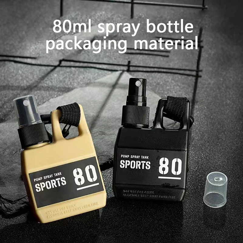 80ml Outdoor Camping Portable Pump Perfume Refillable Spray Bottle Empty Cosmetic Containers Atomizer Bottle Travel