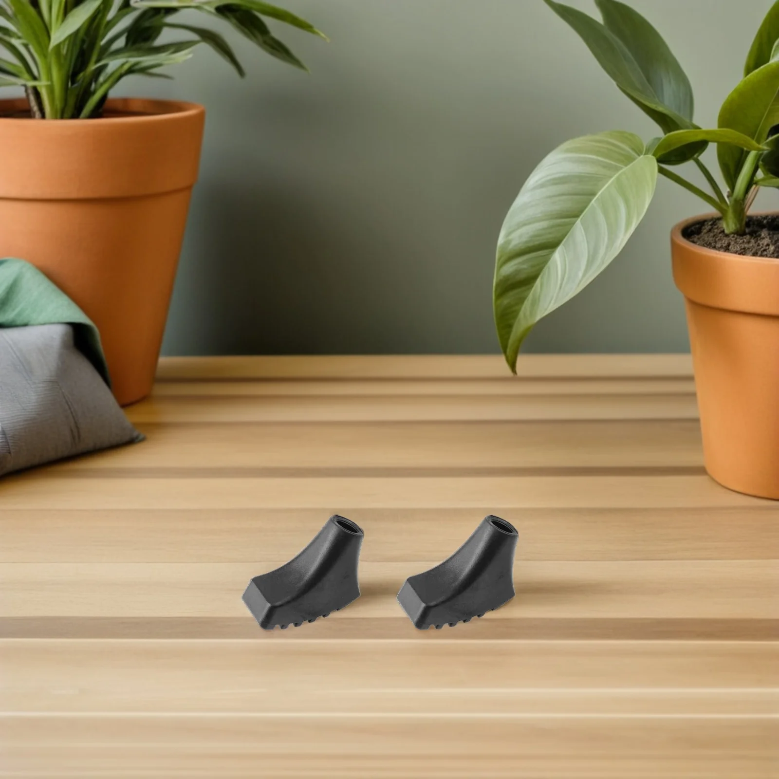 

12Pcs Trekking Pole Replacement Tips Rubber End Caps Enhanced Grip Noise Reduction Hiking Trekking Cane Tips Stick Cane Tip