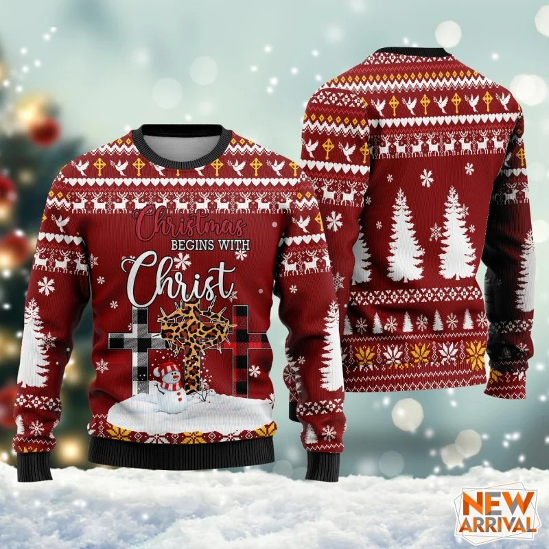 Impressão 3d natal jesus moletom para homens mulheres boneco de neve cruz padrão hoodie casual mangas compridas pullovers em torno do pescoço hoodies