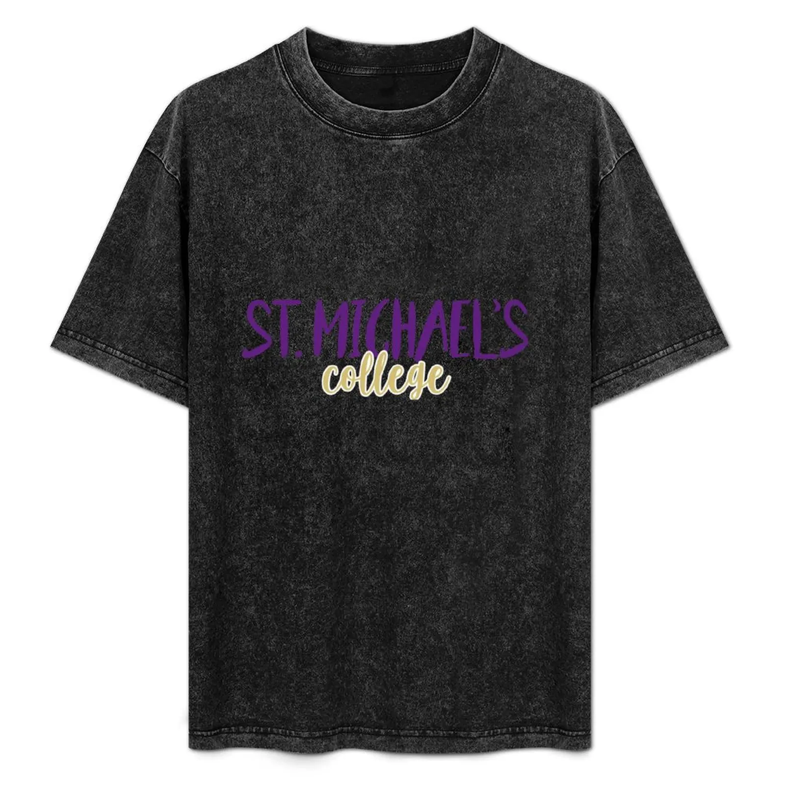

St. Michael's College T-Shirt Fashion Print Casual Short Sleeve