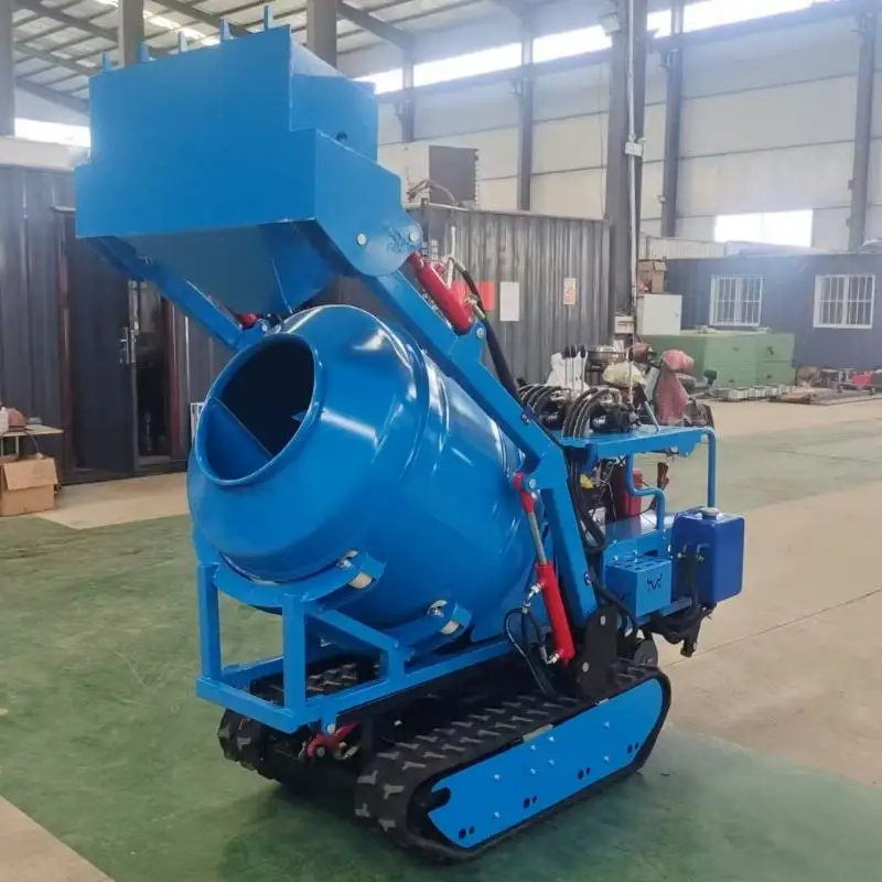 Mini Mixer Machine Concrete Factory Price Self Loading Mixers Diesel And Gas Engine Best Mini Mixer Machine