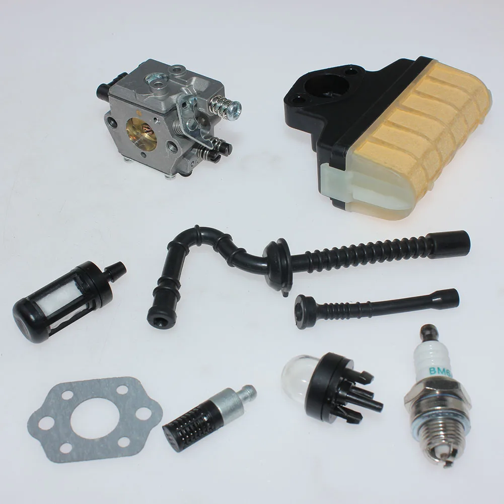 Carburetor With Air Filter House Kit 9sets Replace For Chainsaw Stihl 021 023 025 MS210 MS230 MS250,1123 120 1612, 1123 120 1650