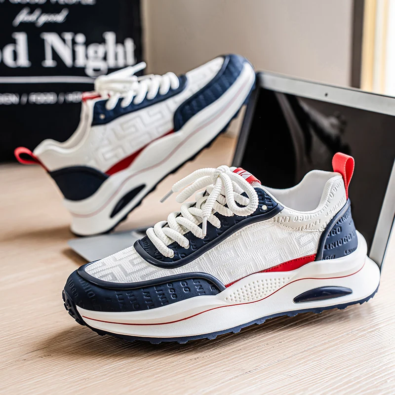 

Мужские кроссовки, мужские лоферы, увеличивающие рост, для спорта и отдыха, вентилируемая износостойкая повседневная обувь из ткани, универсальная