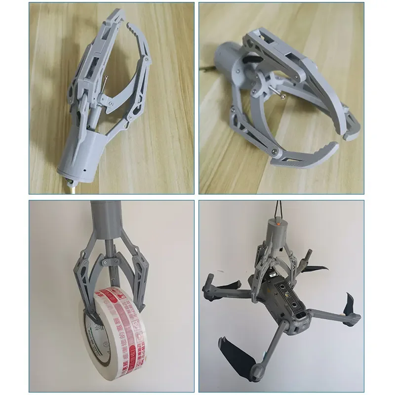 The product can be customized. Universal remote control mechanical claw for drones