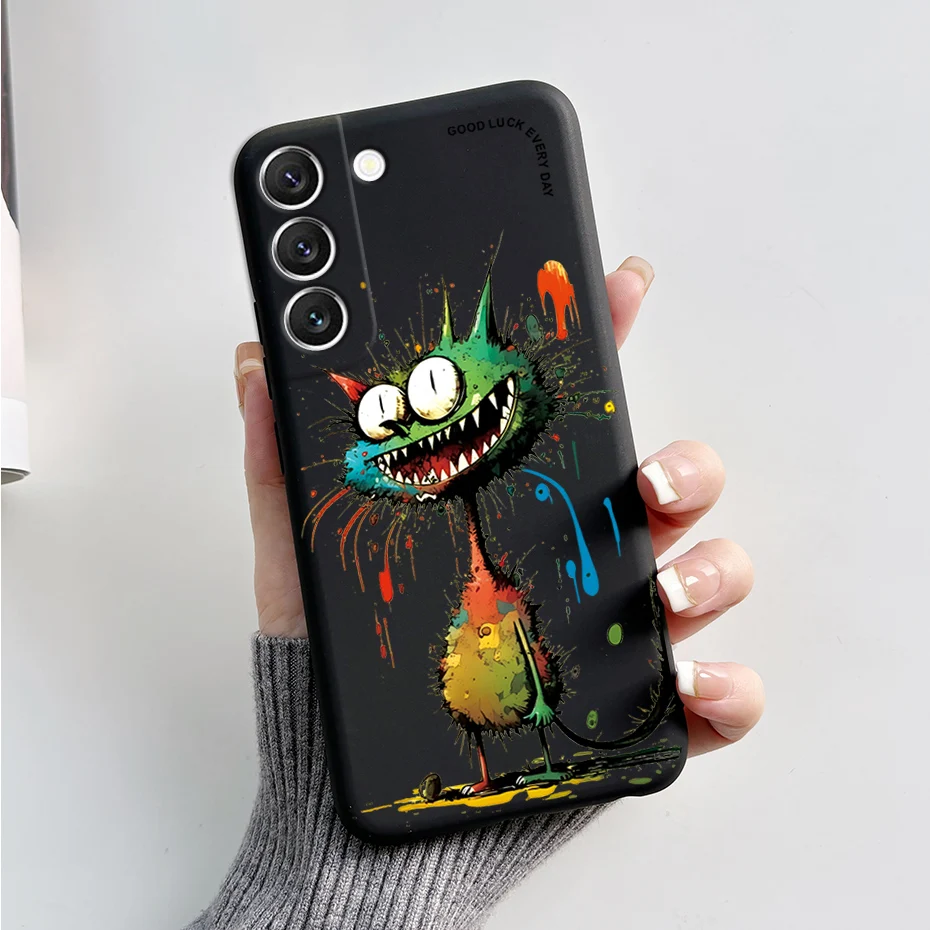Etui na Samsung Galaxy S22 S 22 Plus Ultra etui na telefon Cute Rabbit Panda Soft TPU cukierki Coque dla Samsung S22 S22 Funda — zdjęcie 6