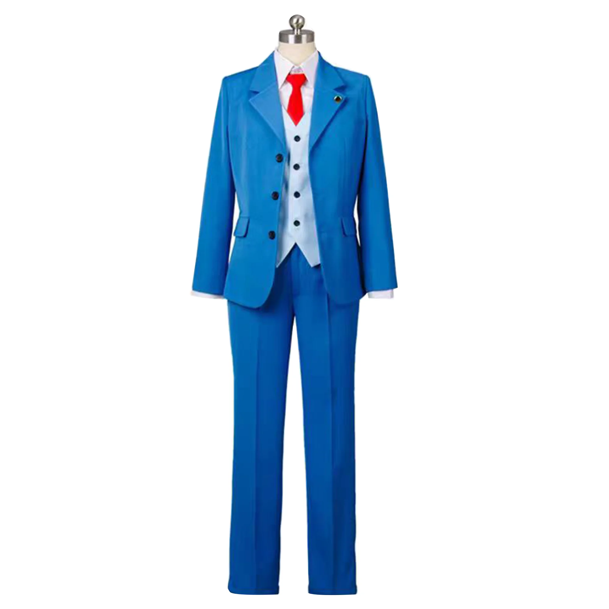 

Аниме Cos Phoenix Wright Косплей Костюм Партия Униформа Полный комплект Унисекс Костюм Хэллоуин Наряды