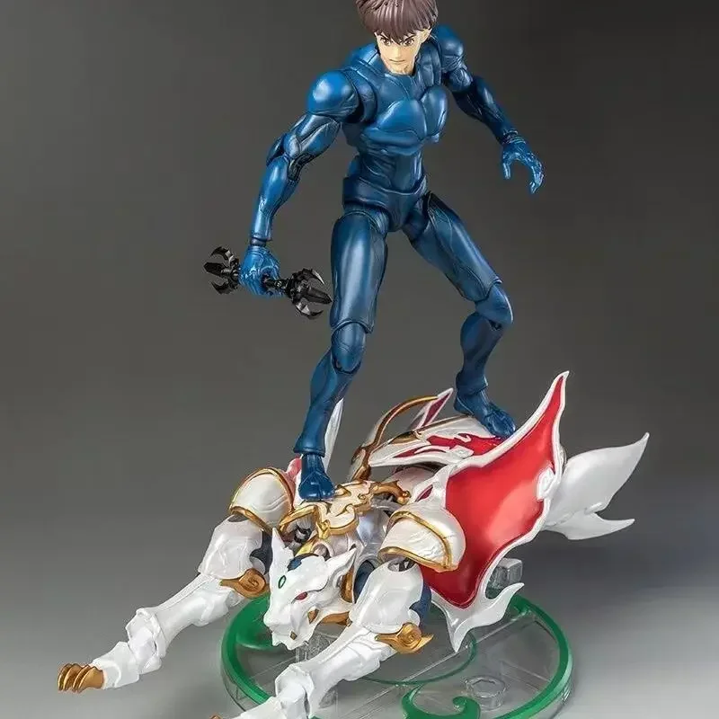 

In Stock Original Yolopark AMK PRO X Series Tenkuu Senki Shurato Shura King Ippei Anime Action Figure Metal Armor Model Toy Gift