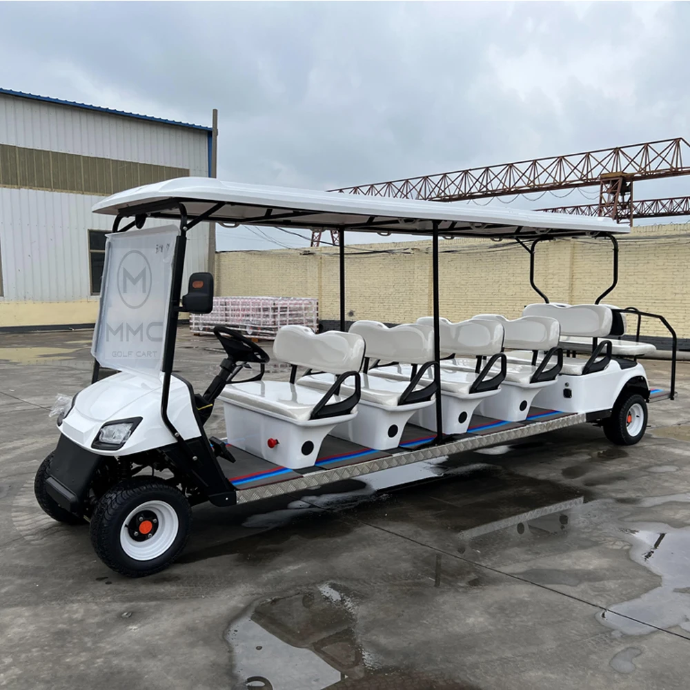 Golf Cart Rental Luxurious Street Legal Lithium Battery 2 4 6 8 10 12 Seater Electric Lifted Golf Cars Buggy Adult