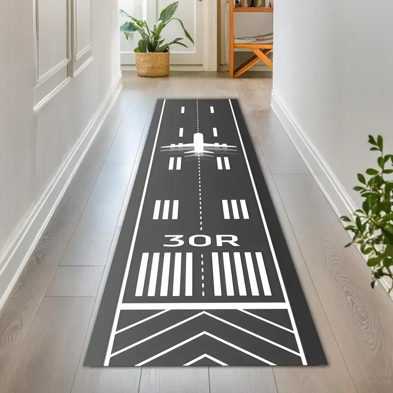 Runway Teppich Luftfahrt Flughafen Track Design Wohnzimmer Schlafzimmer Matten Home Dekoration Teppich