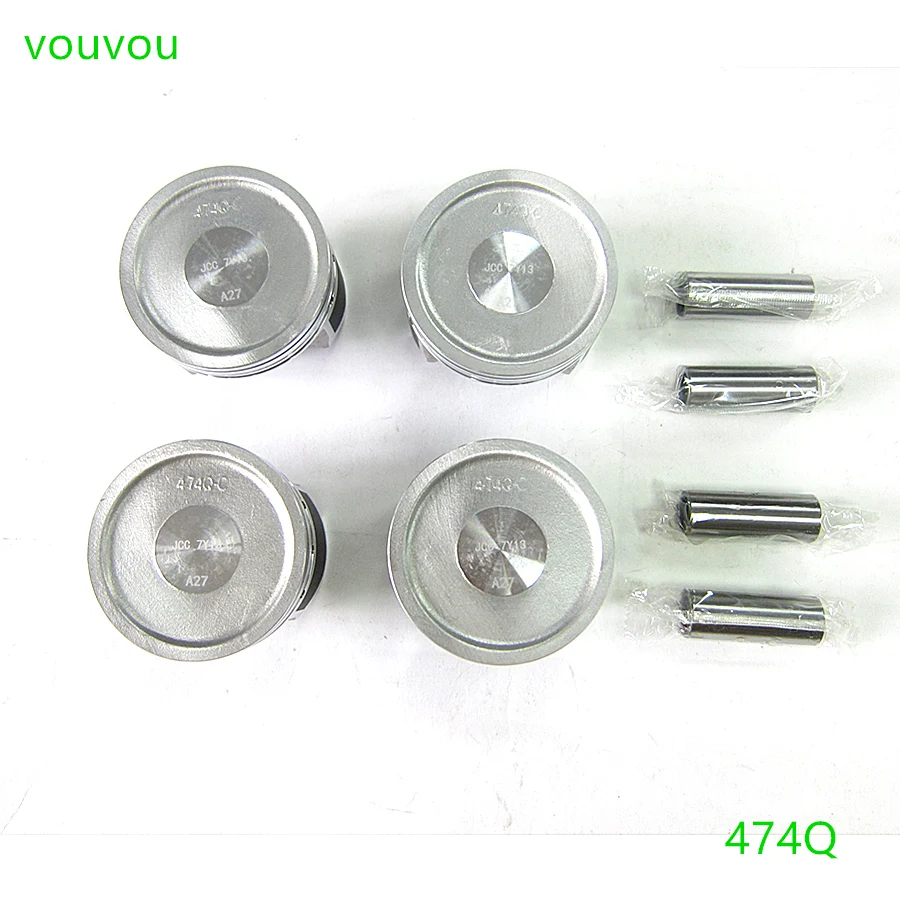 Car accessories 474Q-11-102 engine parts piston set for Haima 2 M3 M5 M6 s5 all 474Q 1 car all 4