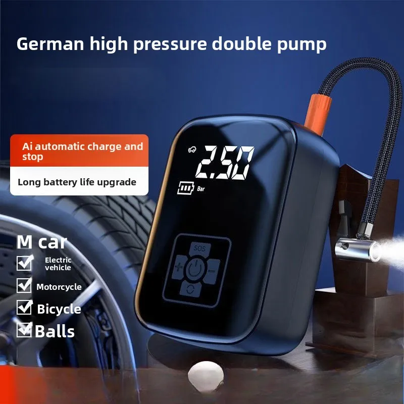 

Автомобильный воздушный насос, электрический воздушный насос, автоматическая зарядка и остановка, электрический автомобильный воздушный насос, бесшумный