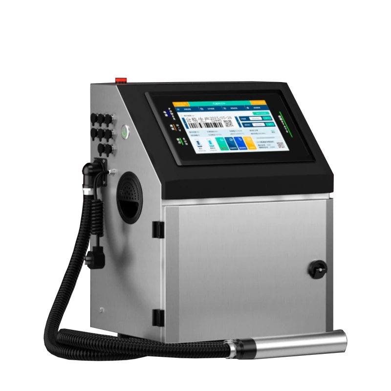 CIJ Inkjet Printer Production Date Batch Number Coding Machine Printing Plastic Tube Glass Bottle