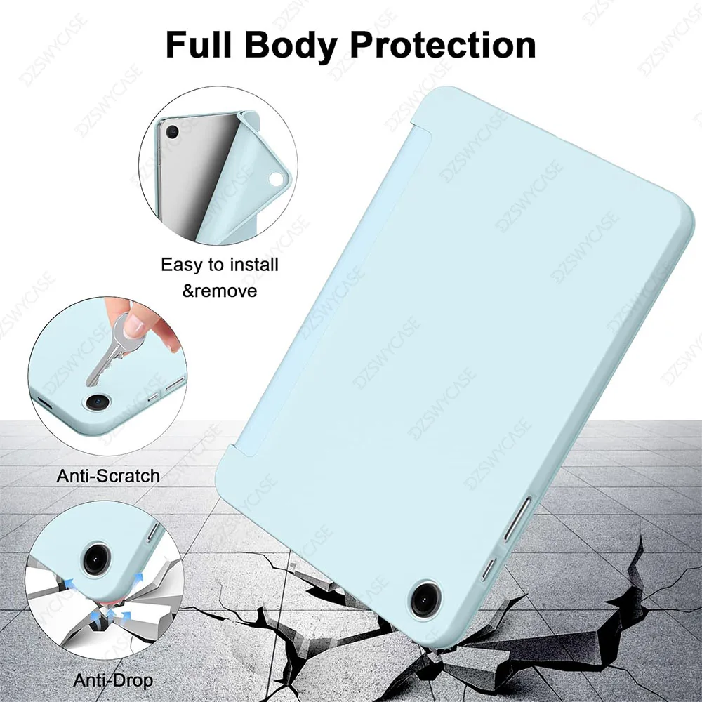Case For Samsung Galaxy A9 Plus / A11 Plus 11 Inch Tablet Case, Trifold Stand Cover With Stand Auto Sleep / Wake image 4