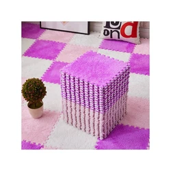 子供用の厚くて柔らかいカーペット,30x30x12/24〜1.1 cm,寝室とリビングルーム用,パッチワーク接続,赤ちゃん用のクライミングマット,6/8/1.2個