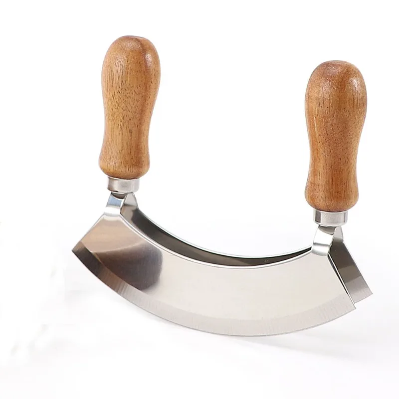 

For Stainless Steel Double-sided Cutter Board Set, Vegetable and Fruit Household Kitchen Knives Two Packs