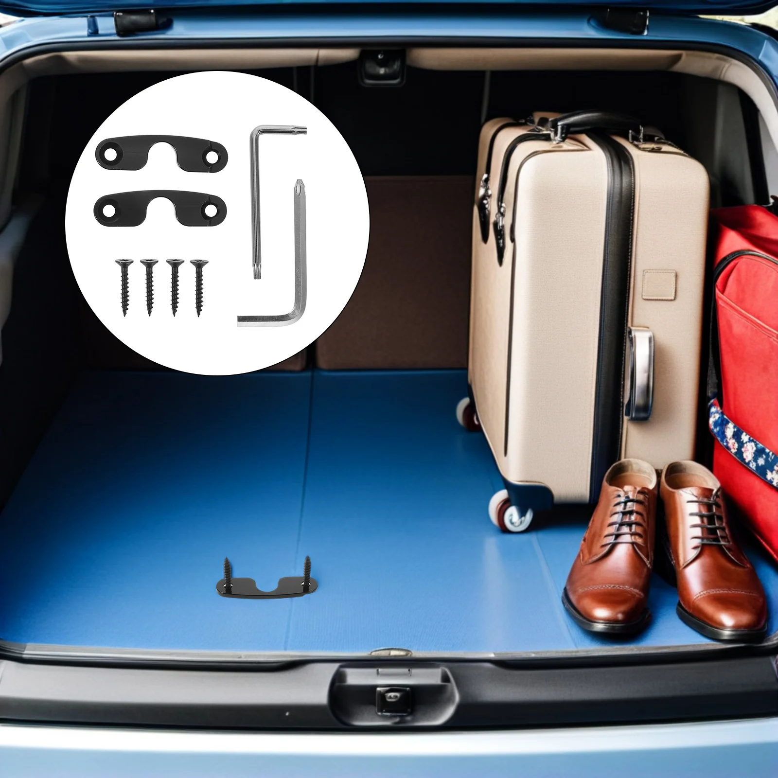 

1 set 1 Set Black Heavy Duty Sun Visor Clip Kit Alloy Visor Mounting Clips For Vehicle Car Interior Repair Sunshade Support Fix