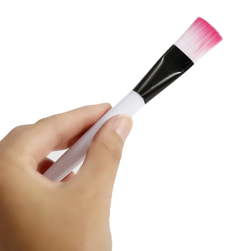 페이셜 마스크 브러쉬 유연한 페이셜 머드 혼합 브러쉬 DIY 모델링 마스크 전문 여성 화장품 도구 1개