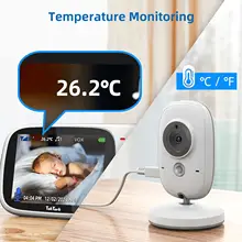 Wireless 3.2 Inch Baby Monitor with Night Vision #5
