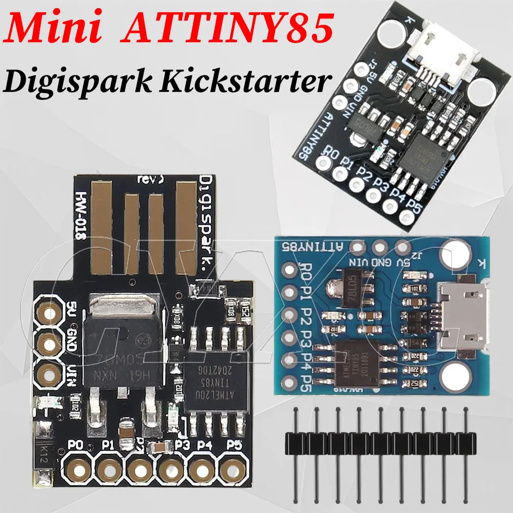 Ttiny85 ATtiny85 Digispark Kickstarter Arduino IIC I2C TWI SPI 저전력 마이크로 컨트롤러 용 마이크로 USB 개발 보드 모듈
