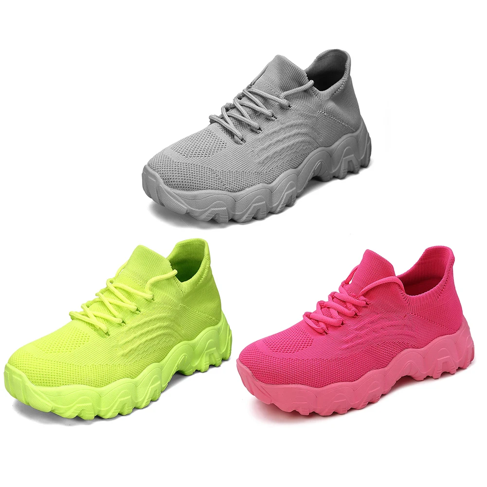 

Women Lightweight Running Sneakers Comfortable Fashion Jogging Shoes Breathable Mesh Lace Up Sneakers for Outdoor Sports