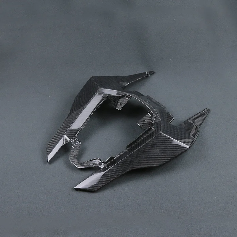Carbon fiber rear seat tailgate fairing for motorcycle modification accessories