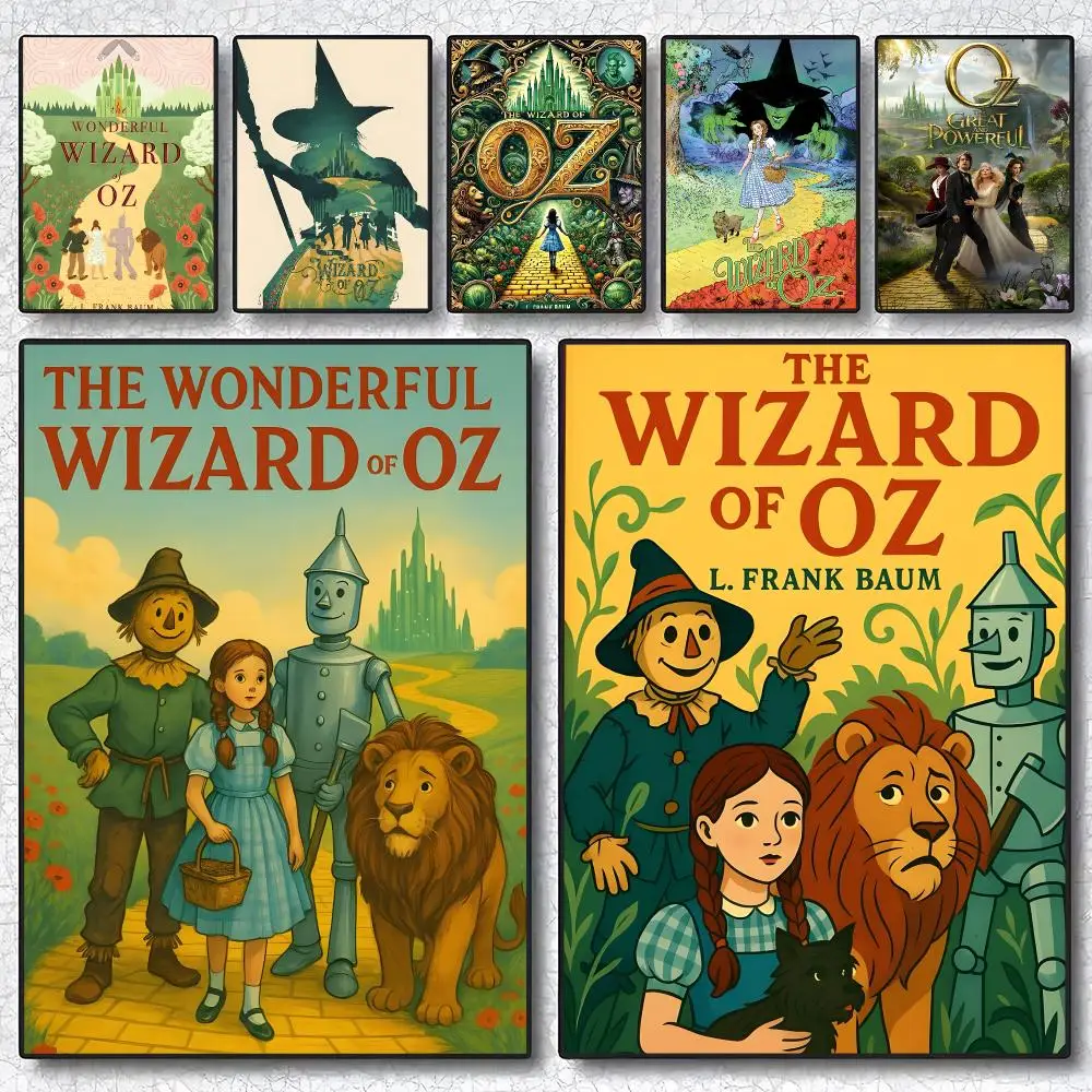 The Wonderful Wizard Of Oz Fantasy Adventure Painting Calligraphy Poster ‌decor Canvas Modern living room