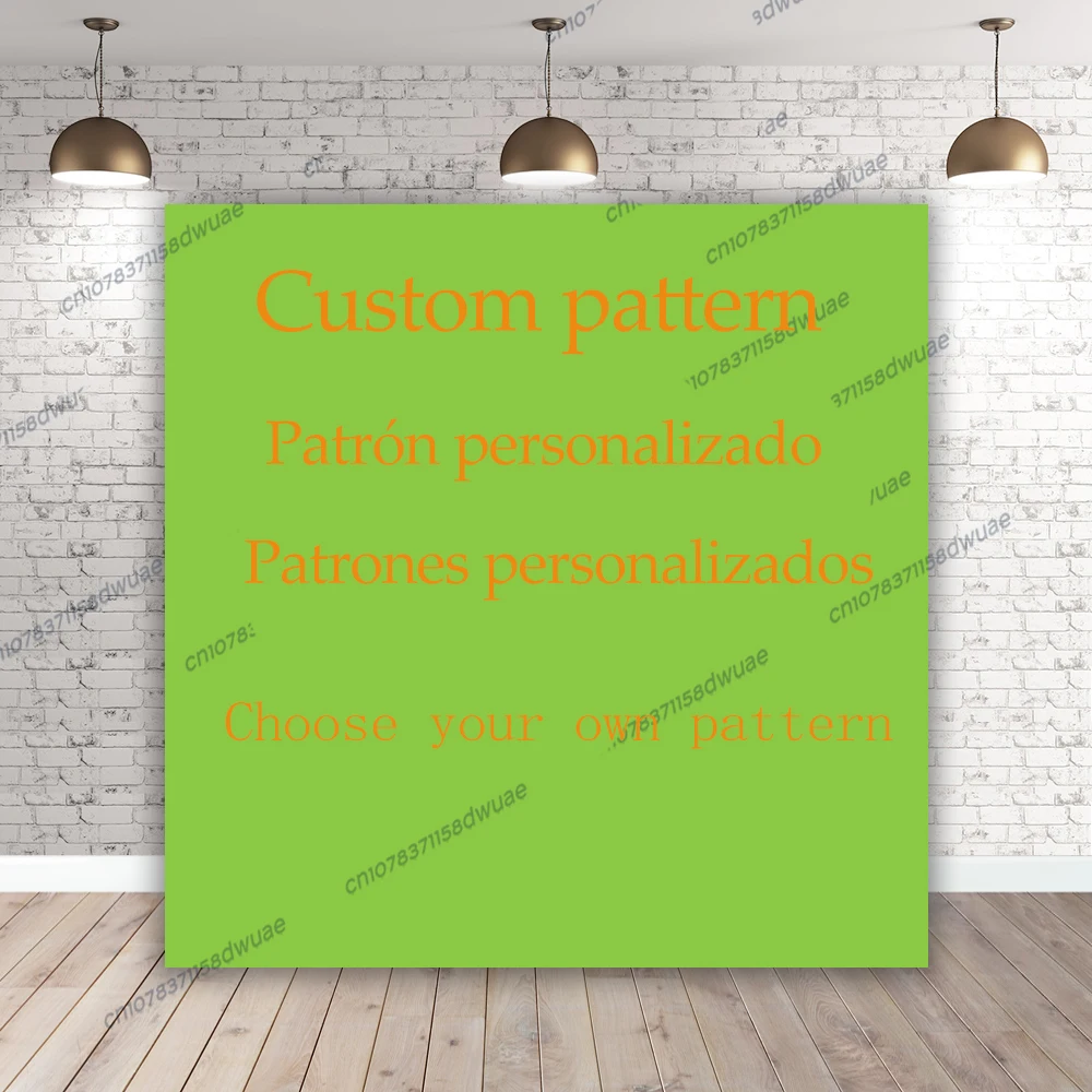 

Custom pattern Birthday Party Photo Background Patrón personal Baby Shower Photo Backdrop Square Cartoon Photography Backdrop