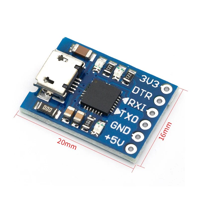 CJMCU CP2102 MICRO USB untuk UART TTL Modul 6Pin Konverter Serial UART STC Mengganti FT232 Baru UNTUK Arduino