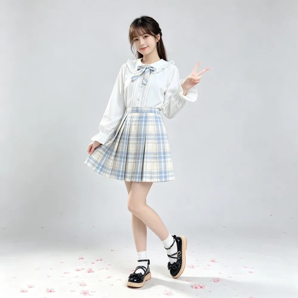 uniforme-scolaire-authentique-japonais-lolita-ensemble-complet-tenue-d'automne-avec-jupe-plissee-a-carreaux-pour-le-quotidien-sur-le-campus-et-le-cosplay-d'anime
