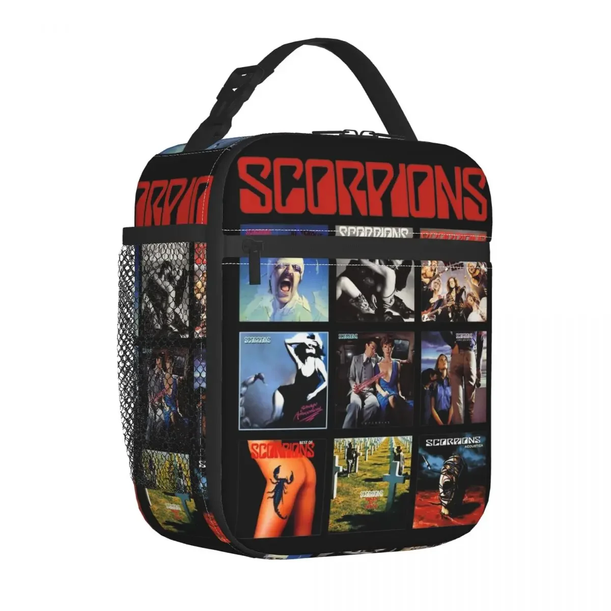 

Scorpions Album Accessories Insulated Lunch Bag For School Food Storage Bag Portable Thermal Cooler Lunch Boxes