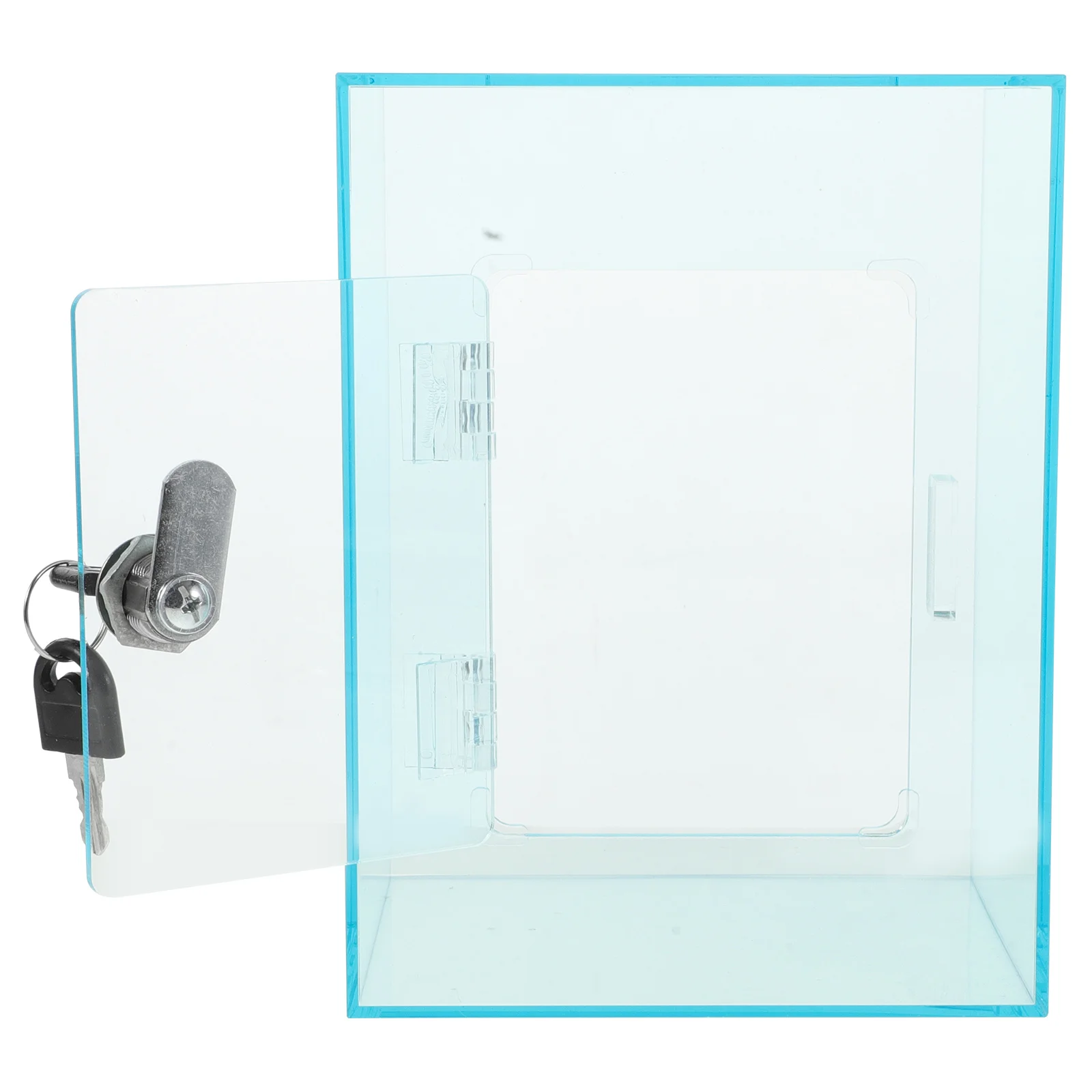 

Small Clear Acrylic Money Box Lockable Cash Saving Jar Donation Tip Suggestion Box Money Jar Large Acrylic Piggy Bank