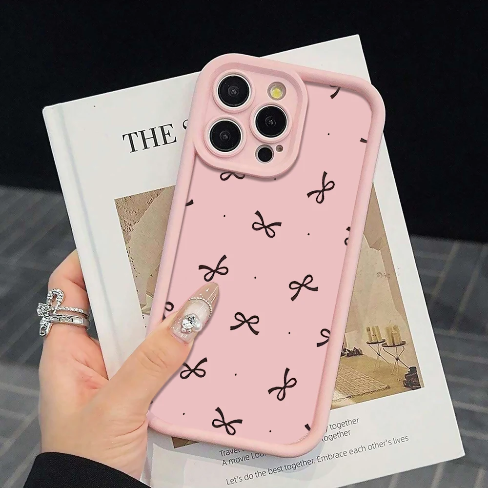 Niedliche Handgelenkband-Hülle für iPhone 17 15 16 14 Pro Max Plus Hüllen mit einfacher Schleifenmusterung für iPhone 13 11 12 XR 7 mit Lanyard-Abdeckung – Detail 6