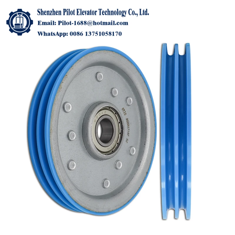 Haute qualité pour OITS ascenseur Double fente roue porte roue suspendue 140x20x6204 ascenseur accessoires porte rouleau