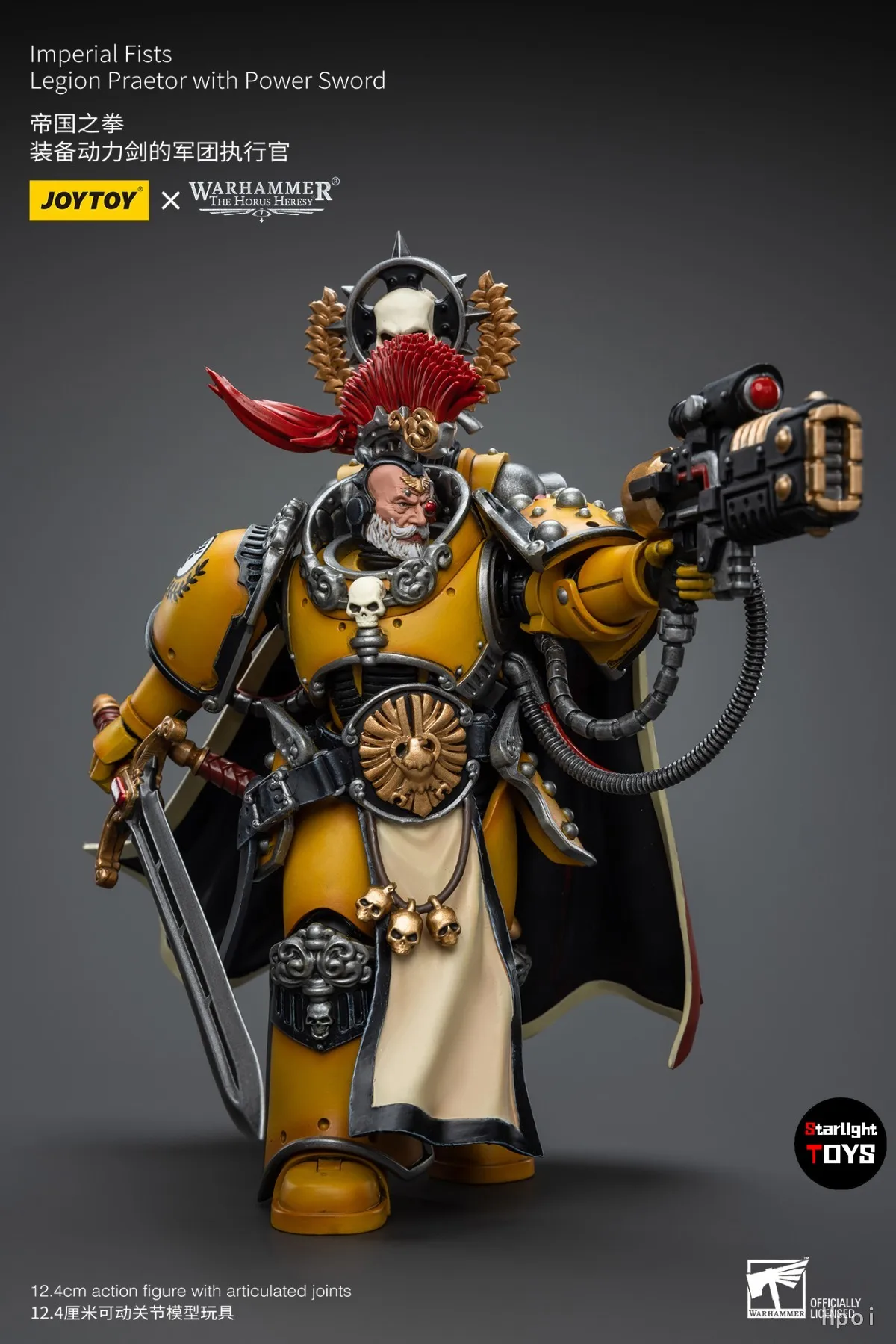 JOYTOY 1/18 عمل الشكل Warhammer 40K الإمبراطوري القبضات الفيلق المفترس مع قوة السيف لعبة مجسمة الهدايا