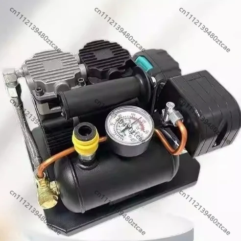 Portable Lithium Battery Cordless Air Pump Brushless Silent Mini High Pressure Air Compressor