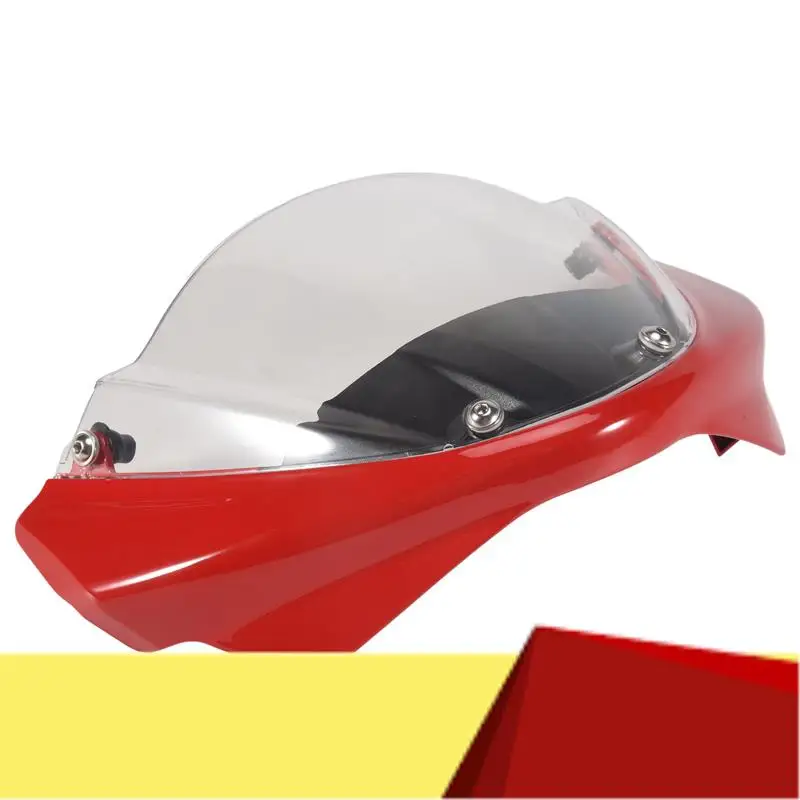 

Motorcycle Windshield Head Cover Windshield Fairing For Ducati Monster 696 795 796 M1100, Red-M53K