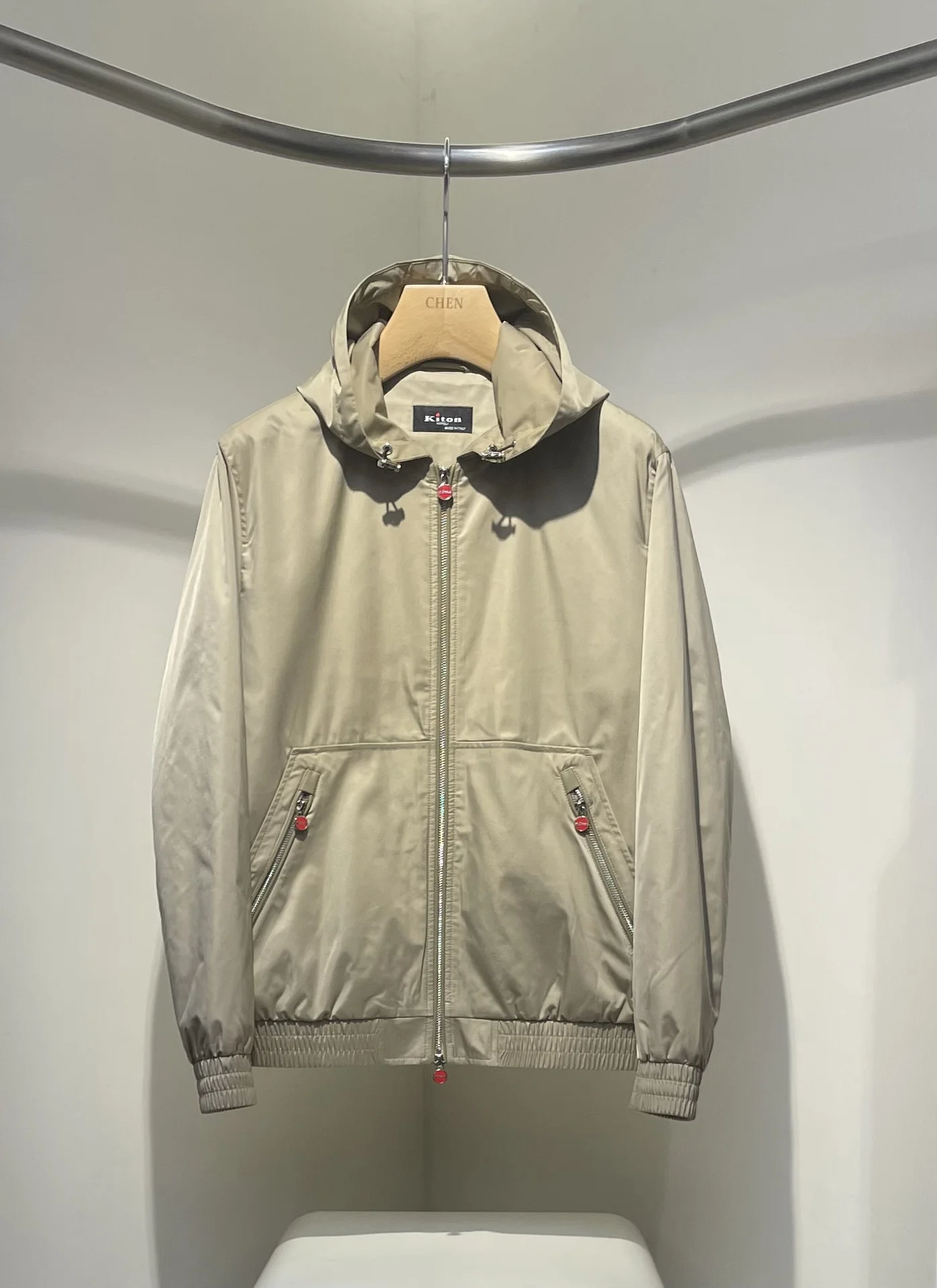 سترة كيتون الإيطالية ذات القلنسوة على طراز المال القديم #2