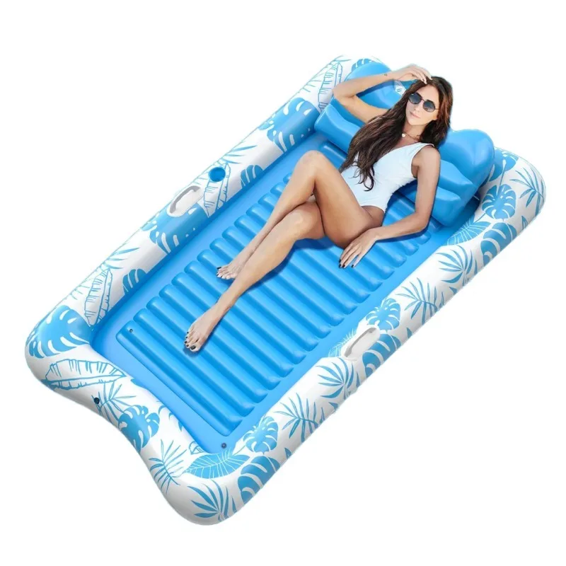 Inflatable Floating Bed for Adults, Swimming Ring for Water Play, Water Riding Seat That Can Be Folded, Recreational Recliner