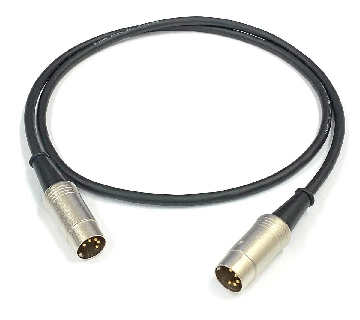 كابل تمديد ميدي من Mogami طراز 2948 كابل تمديد ميدي 5 سنون ذكر إلى 5 سنون لوحة مفاتيح بيانو كهربائي كابل كمبيوتر