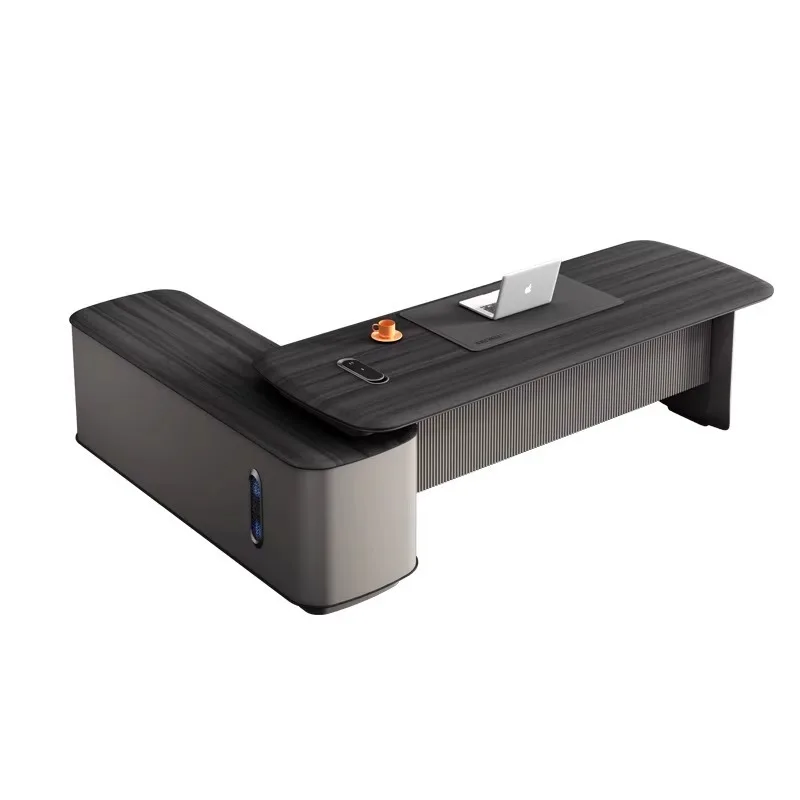 

President's desk simple modern office desk and chair combination light luxury manager desk office