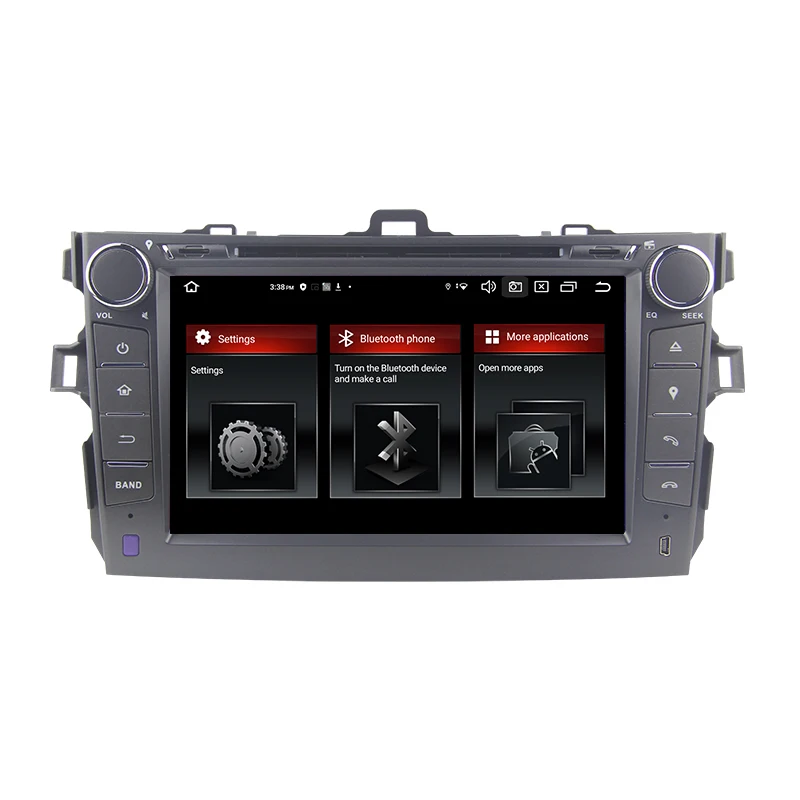 

8-дюймовый 2Din Android11.0 автомобильный DVD-мультимедийный плеер для Toyota Corolla 2007 2008 2009 2010 2011 GPS WiFi 4G DSP CarPlay/AndroidAuto